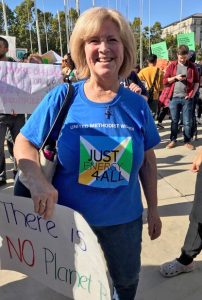 Betty Dickey at Climate Strike 2019