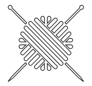 knitting yarn and needles